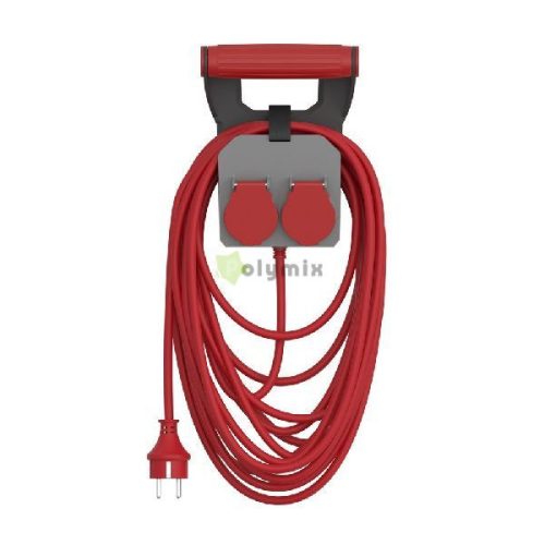 Földelt kültéri elosztó 2 es 10m, H07RN-F 3x1.5 vezetékkel POWER HANDLE IP44