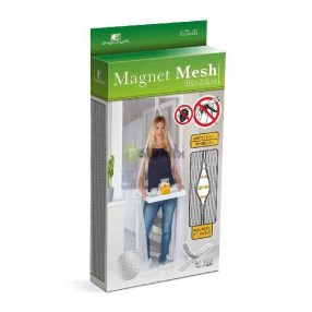 mágneses rovarvédő függöny fehér
