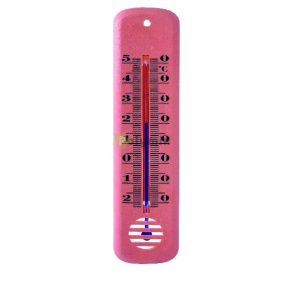 beltéri hőmérő 35x145 mm barna