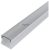 Alu Profil "U" 17.2x14.4mm Falon Kívüli áttetsző búrával 1m