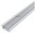 Alu Profil "U" 24.7x7mm Süllyeszthető Áttetsző búrával 1m