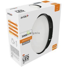   (Triton-R) Cseppálló Mennyezeti Lámpa Kerek IP65 20W NW 4000K Fekete 100lm/W