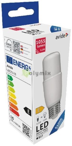 LED Bright Stick izzó T37 9.5W E27 CW 6400K