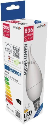 LED Candle Flame 6.5W E14 CW 6400K