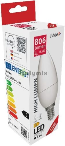 LED Candle 6.5W E14 EW 2700K