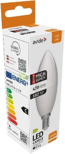LED Candle 2.9W E14 NW 4000K Super High Lumen