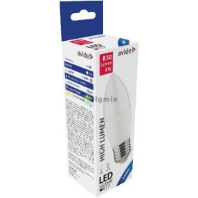 LED Candle 8W E27 CW 6400K
