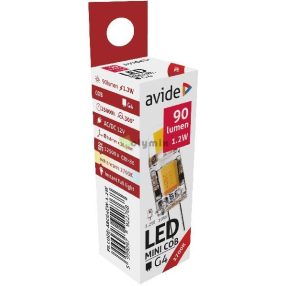 LED 1.2W G4 COB EW 2700K