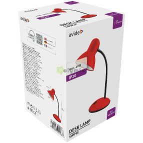 Basic Asztali Lámpa Simple Piros + LED fényforrás