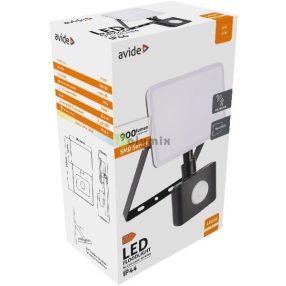   LED Reflektor Slim SMD Keret nélküli 10W NW 4000K Mozgásérzékelős PIR