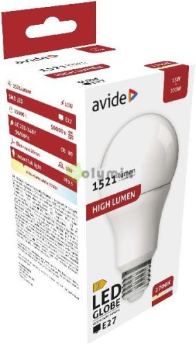 LED Globe A60 13W E27 EW 2700K