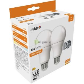 LED Globe Twin Pack A60 13W E27 NW 4000K 2db/csomag