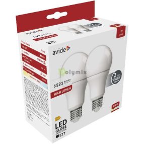 LED Globe Twin Pack A60 13W E27 WW 3000K 2db/csomag