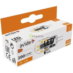 LED 2W G4 NW 4000K Fekvő