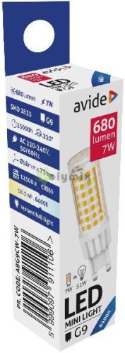 LED 7W G9 CW 6400K