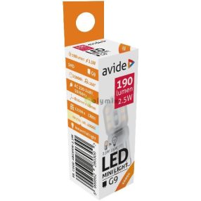 LED 2.5W G9 NW 4000K