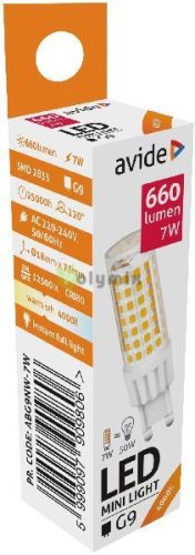 LED 7W G9 NW 4000K