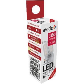 LED 2.5W G9 WW 3000K