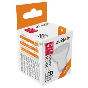 LED Spot Alu+plastic 7W GU10 NW 4000K