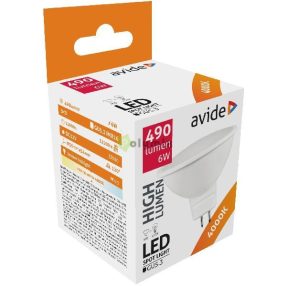 LED Spot ALU+plastic 6W GU5.3 12V NW 4000K