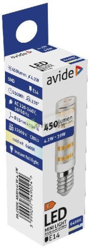 LED 4.2W JD E14 CW 6400K