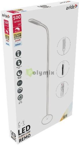 LED Állólámpa Remo 9W CCT Fehér