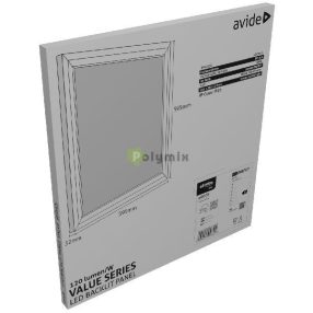 LED Panel 60x60cm 40W NW 4000K 120lm/W Value Range Backlit