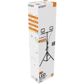 LED Reflektor Slim SMD 2x30W NW 4000K 2 fej Tripoddal