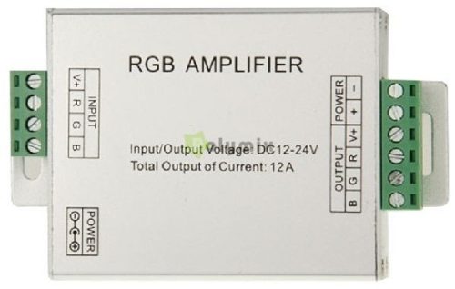 LED Szalag 12V 144W RGB Jelerősítő