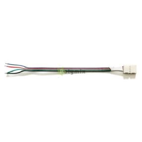 LED Szalag 12V RGB 4PIN Kábel Csatos rögzítéssel