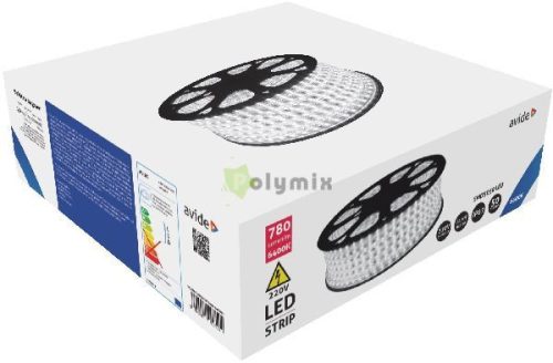 LED Szalag 220V 14.4W 6400K IP67 50m