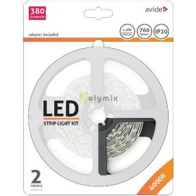 LED Szalag Bliszter 12V 4.8W SMD2835 60LED 4000K IP20 2m