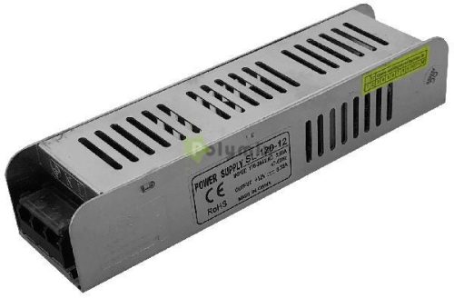 LED Szalag 12V 120W IP20 Slim Tápegység