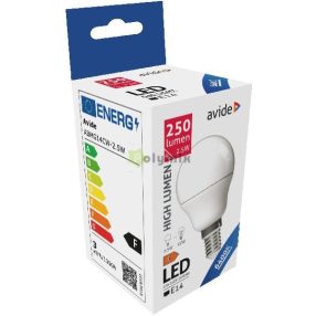 LED Globe Mini G45 2.5W E14 CW 6400K