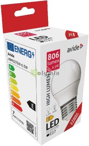 LED Globe Mini G45 6.5W E27 EW 2700K