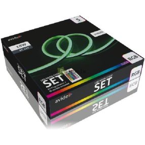 LED Neon Szalag RGB 12V távirányítóval 5m - DE