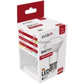 LED R63 8W E27 WW 3000K