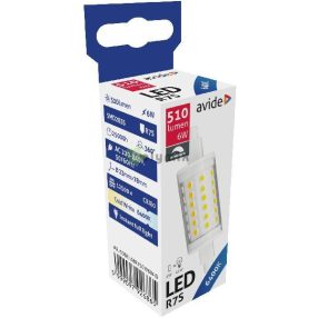 LED 6W R7S 23x78mm CW 6400K Dimmelhető
