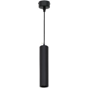 Függeszték GU10 Lámpatest Kerek Fekete 170mm