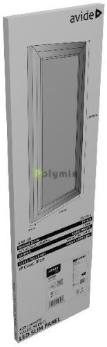 LED Panel 30x120cm 40W NW 4000K 100lm/W Value Range