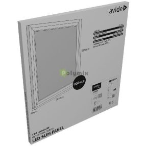   LED Panel 60x60cm 29W WW 3000K 120lm/W UGR+IP44 Industrial Range