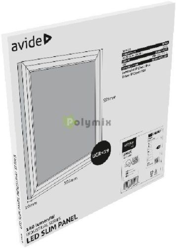 LED Panel 600x600mm 33W WW 3000K 140lm/W UGR+IP44 Industrial Range