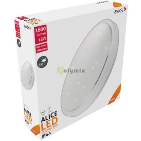 LED Mennyezeti Lámpa IP44 Alice 18W 330*100mm NW 4000K