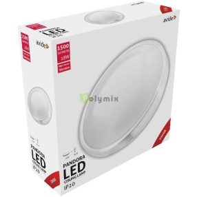 LED Mennyezeti Lámpa Pandora (Alu) 18W 330*100mm WW 3000K