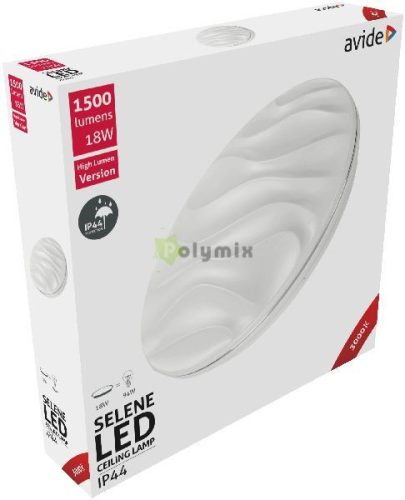LED Mennyezeti Lámpa IP44 Selene 18W 330*68mm WW 3000K