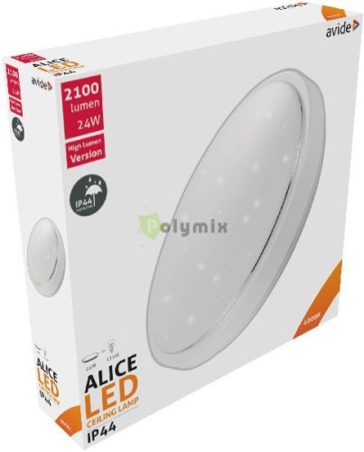 LED Mennyezeti Lámpa IP44 Alice 24W 380*110mm NW 4000K