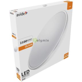 LED Mennyezeti Lámpa Olivia Ezüst 24W 380*50mm NW 4000K