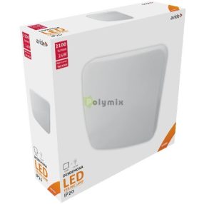   LED Mennyezeti Lámpa Négyzetes Desdemona 24W 380*110mm NW 4000K
