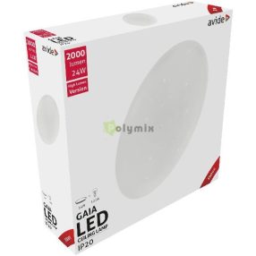 LED Mennyezeti Lámpa Gaia 24W 380*105mm WW 3000K