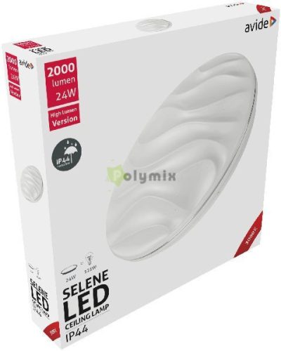 LED Mennyezeti Lámpa IP44 Selene 24W 380*70mm WW 3000K